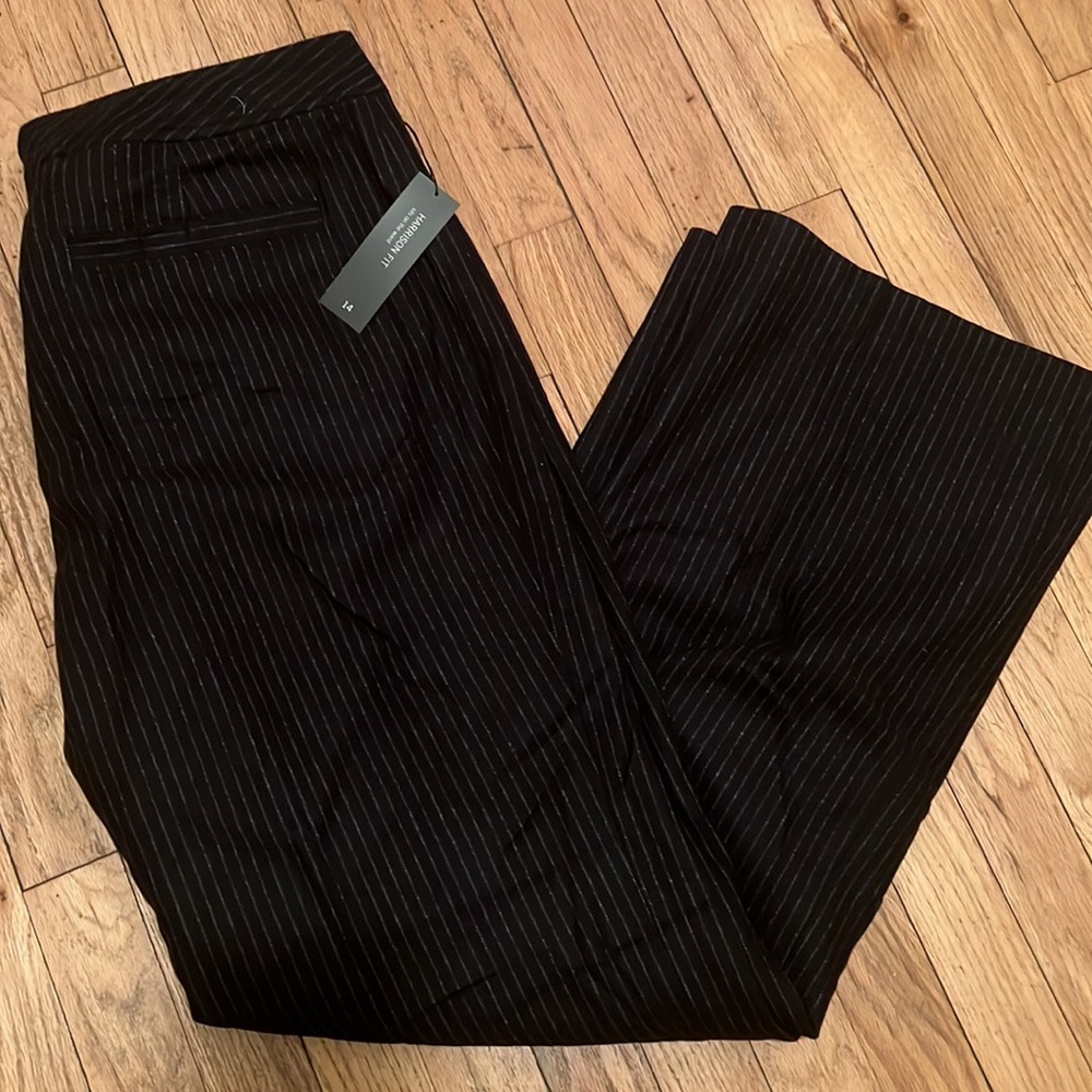 Banana Republic Striped Wool Trousers